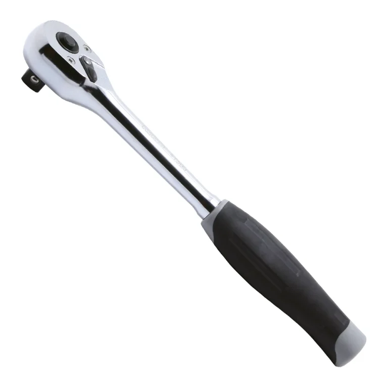 1/2" knarre, verstellbar, mit verriegelungsknopf, j type, gummigriff