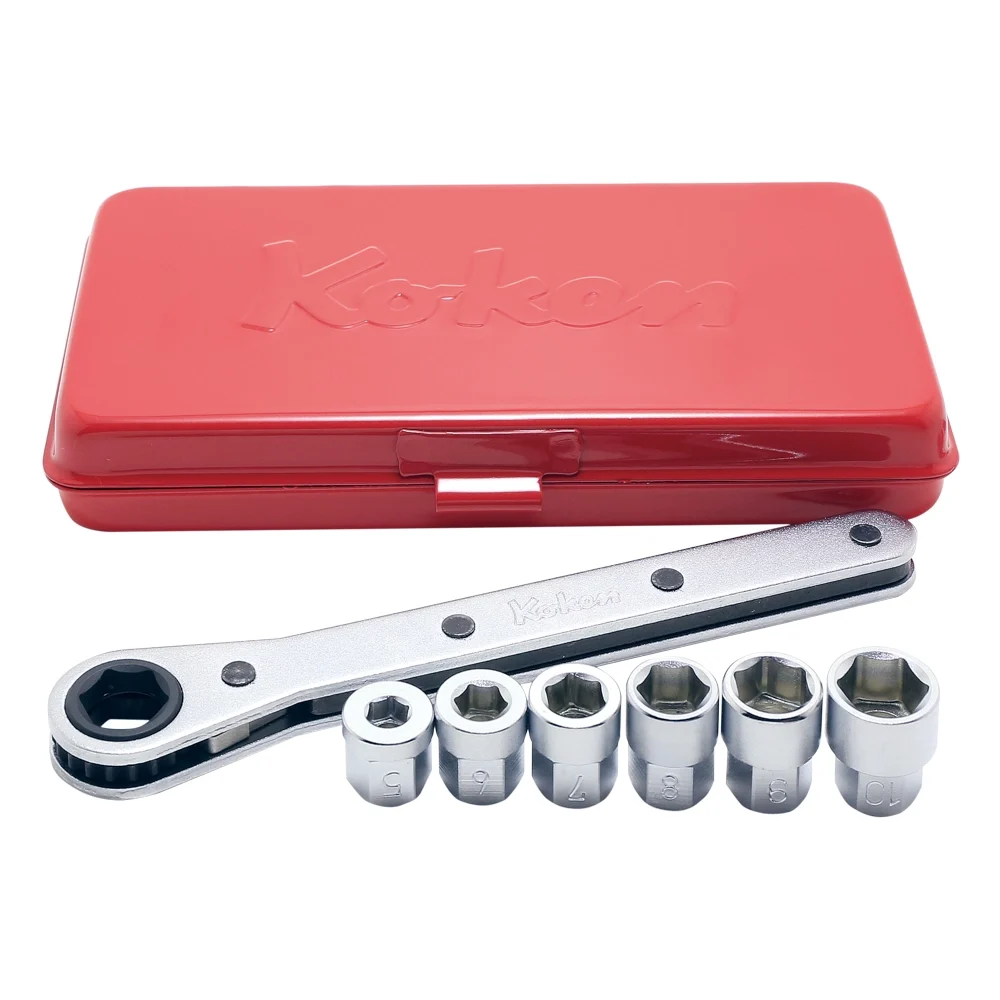 Ratschen-Ringschlüssel Nusssatz