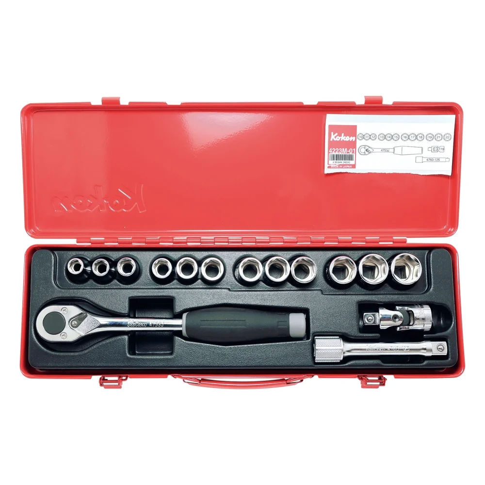 1/2'' 12-kant Ratschensatz