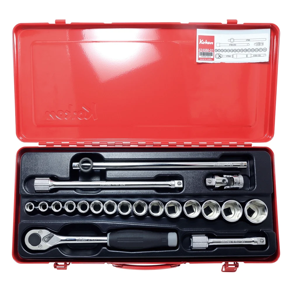 1/2'' 12-kant Ratschensatz