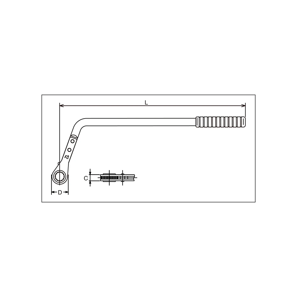 spezielle ratsche für türscharniere