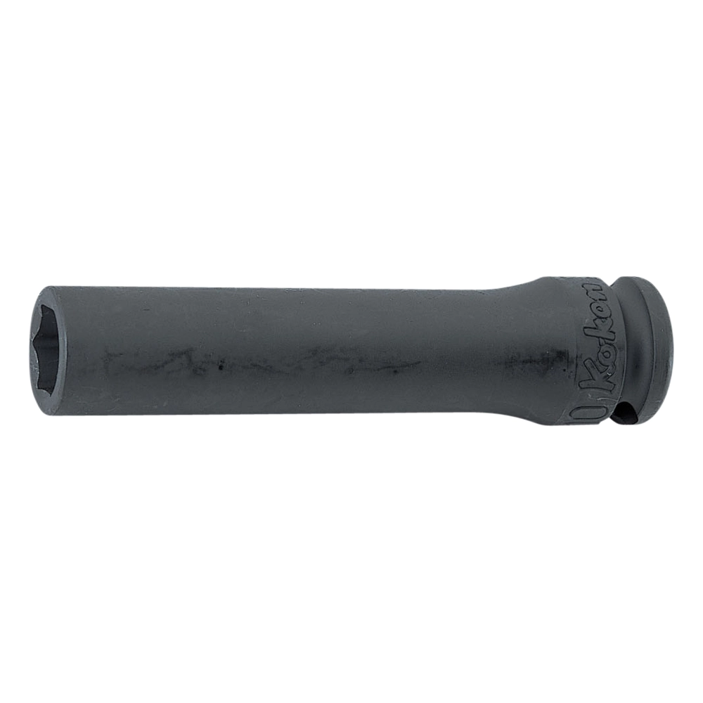 3/8'' 6 kant schlagschrauber nuss mit versenkbarem magnet, 80 mm