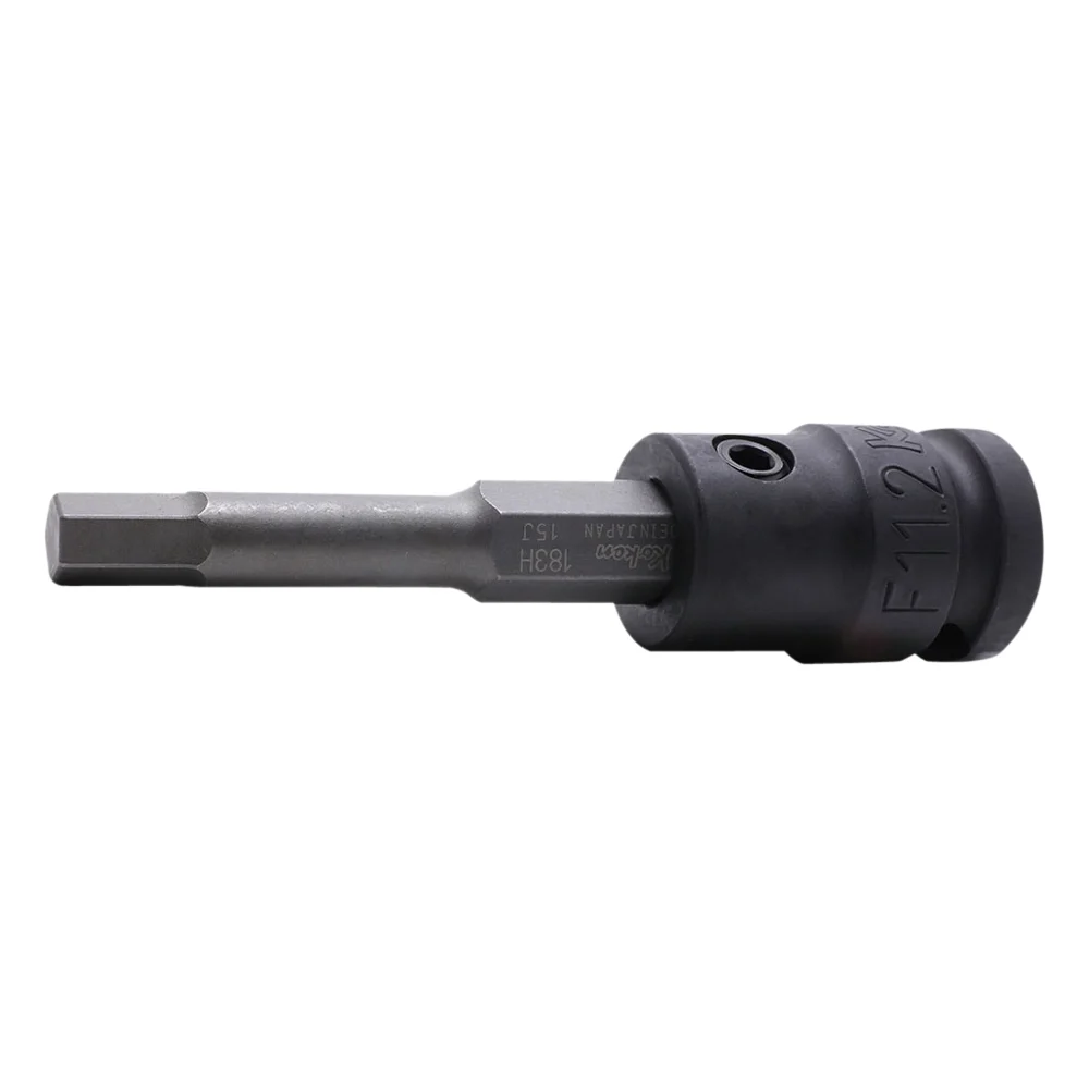 1/2'' Schlagschrauber Klingenhalter mit Aussensechskant-Bit, 98 mm
