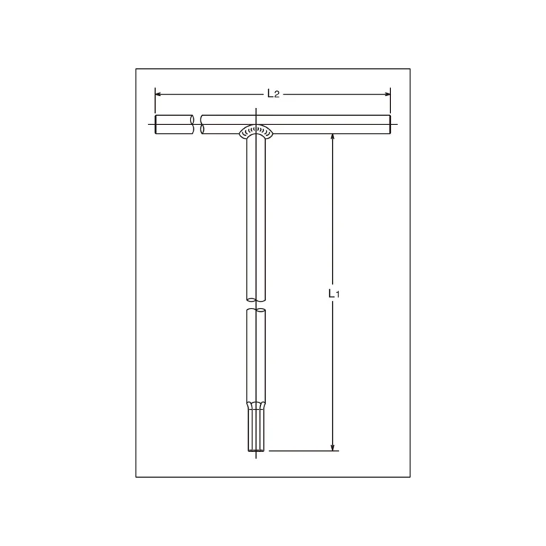 T-Griff für Innensechskant Schrauben