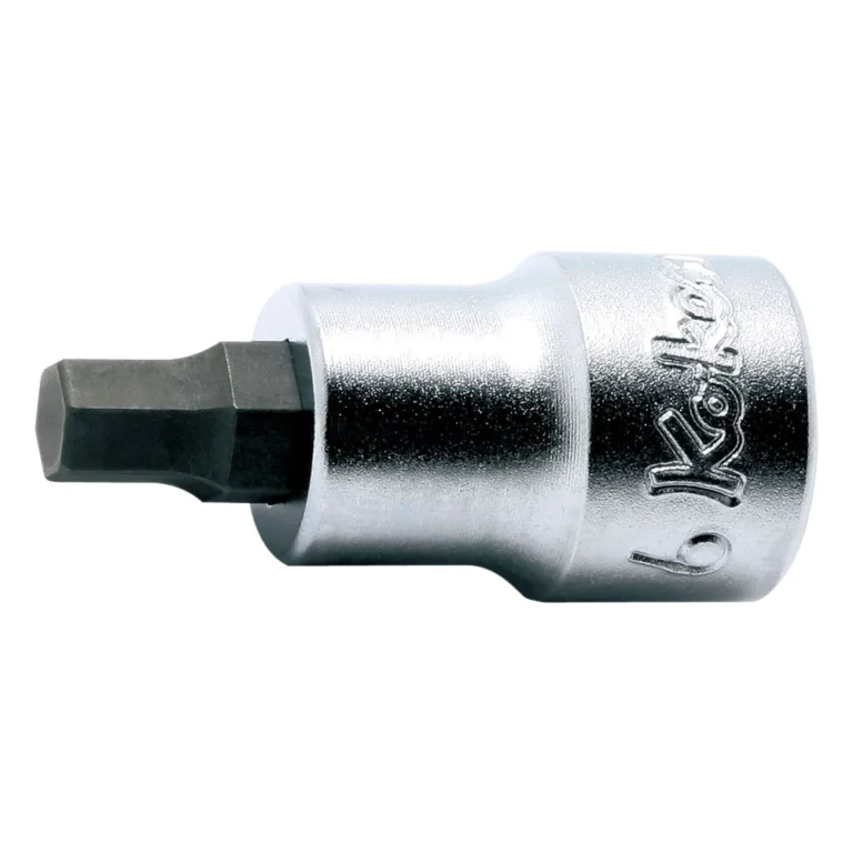 3/8'' Aussensechskant-Bitstecknuss, 38 mm