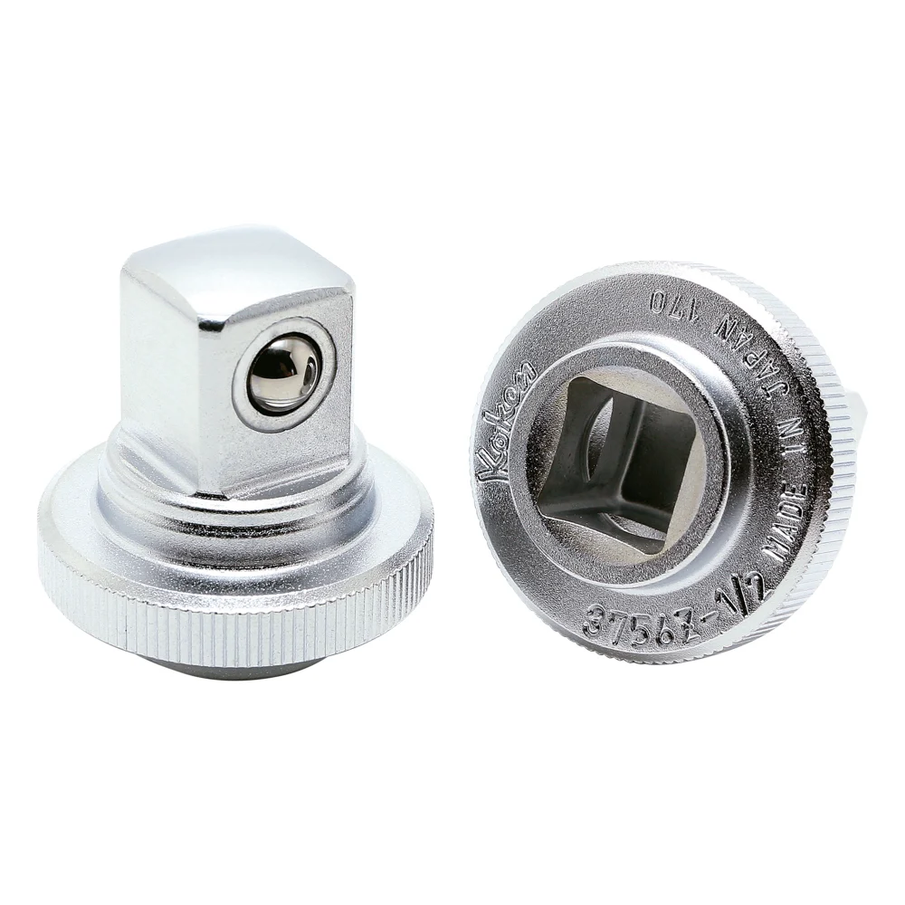 Rändel-Drehscheibe als Adaptor 1/2″ auf 3/8″, Z-SERIE