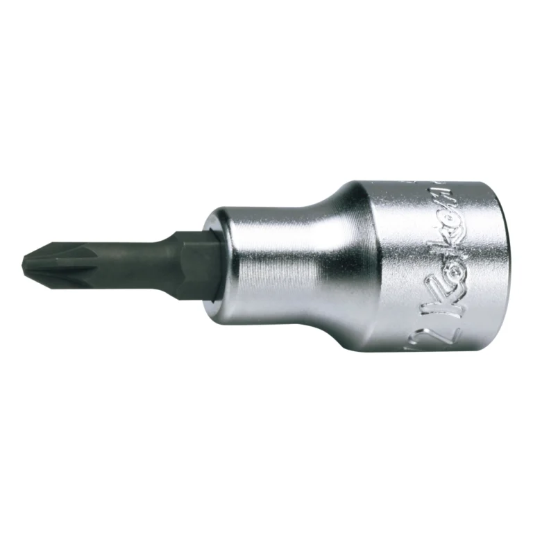 1/2" pozidriv bitstecknuss (pz), 60 mm