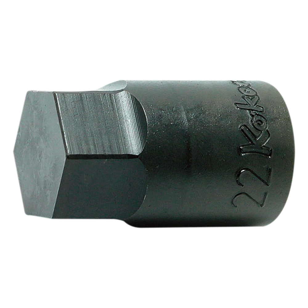 1/2'' aussensechskant bitstecknuss, 43 mm