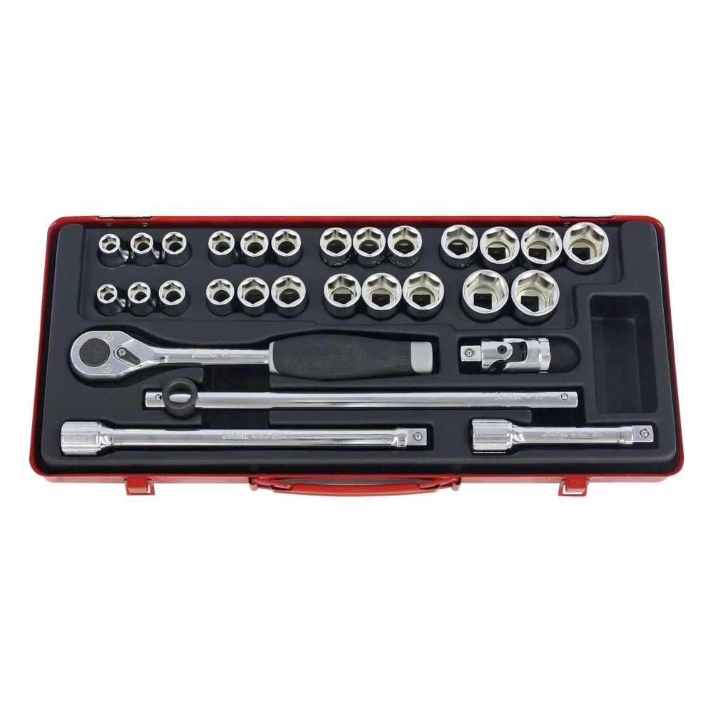 1/2'' 12-kant Ratschensatz metrisch und Zoll gemischt
