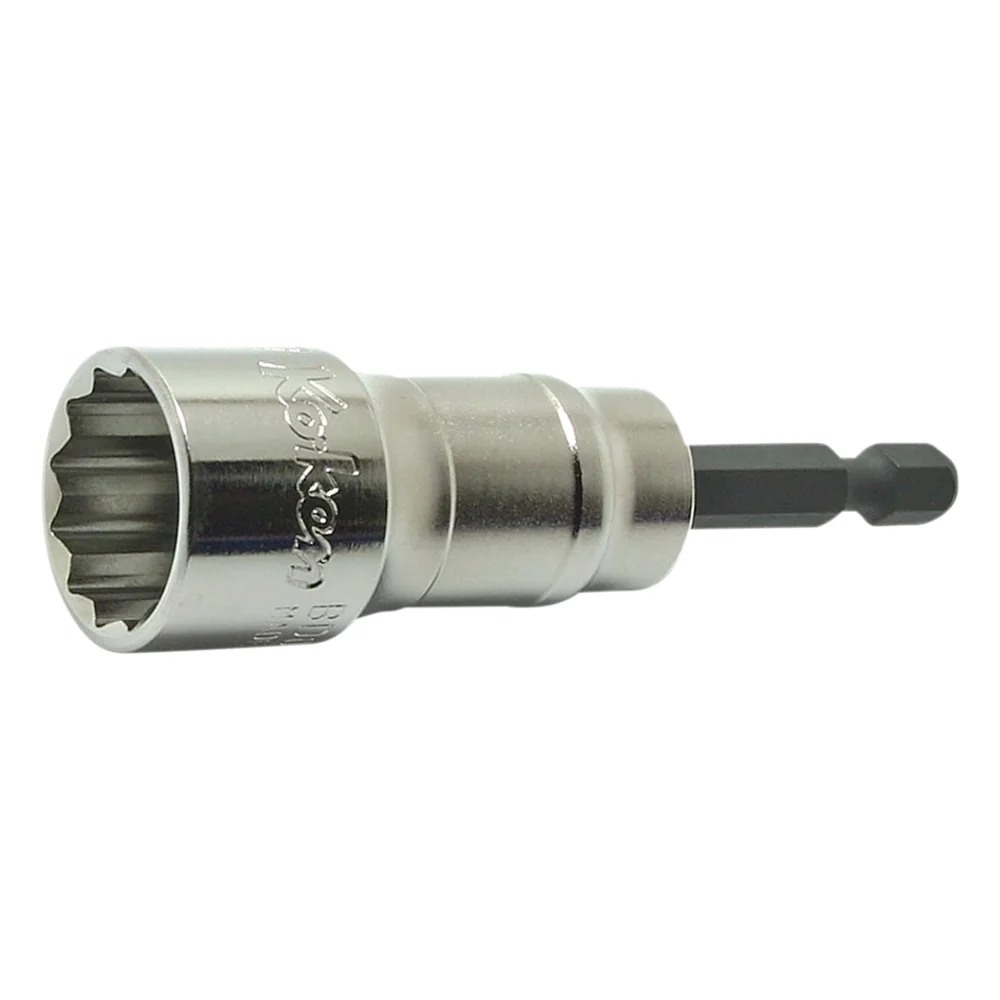 1/4" 12-kant Nuss-Bithalter, 77 mm