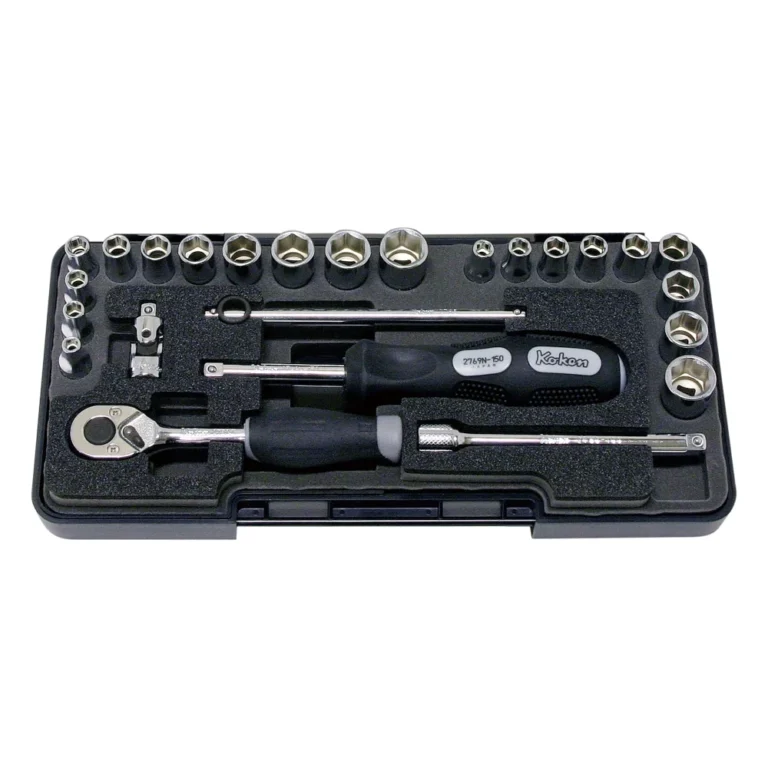 1/4'' Ratschensatz in Kunststoffkassette