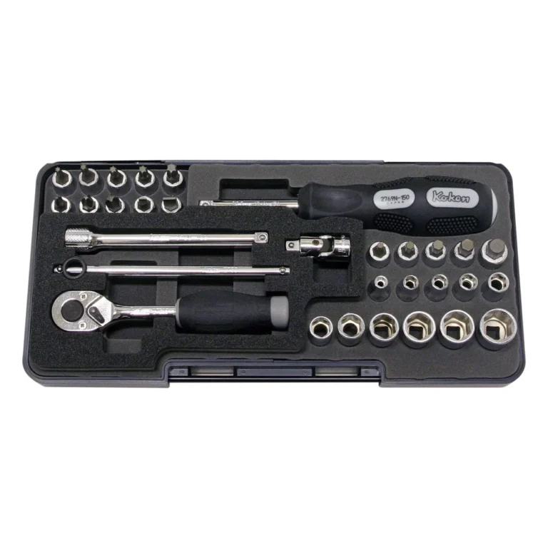 1/4″ Ratschensatz in Kunststoffkassette