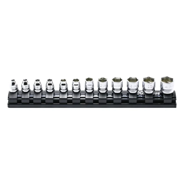 1/4″ 6-kant Nusssatz, 12-teiliger Satz auf Magnetschiene, Z-SERIE