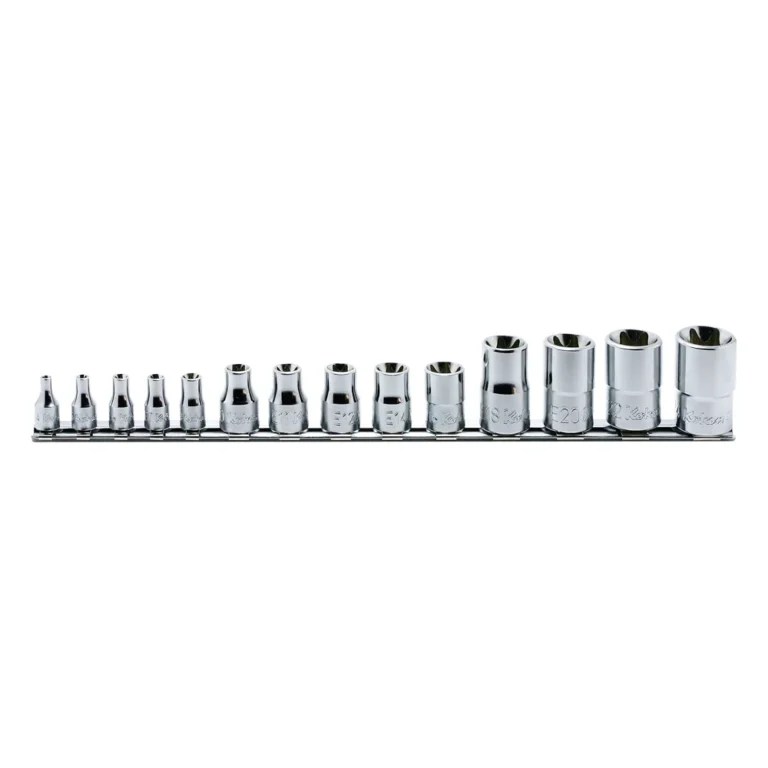 TORX®-Nusssatz, 14-teiliger Satz auf Halteschiene